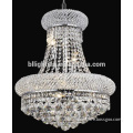 Chrome modern small crystal chandelier round glass ball chandelier